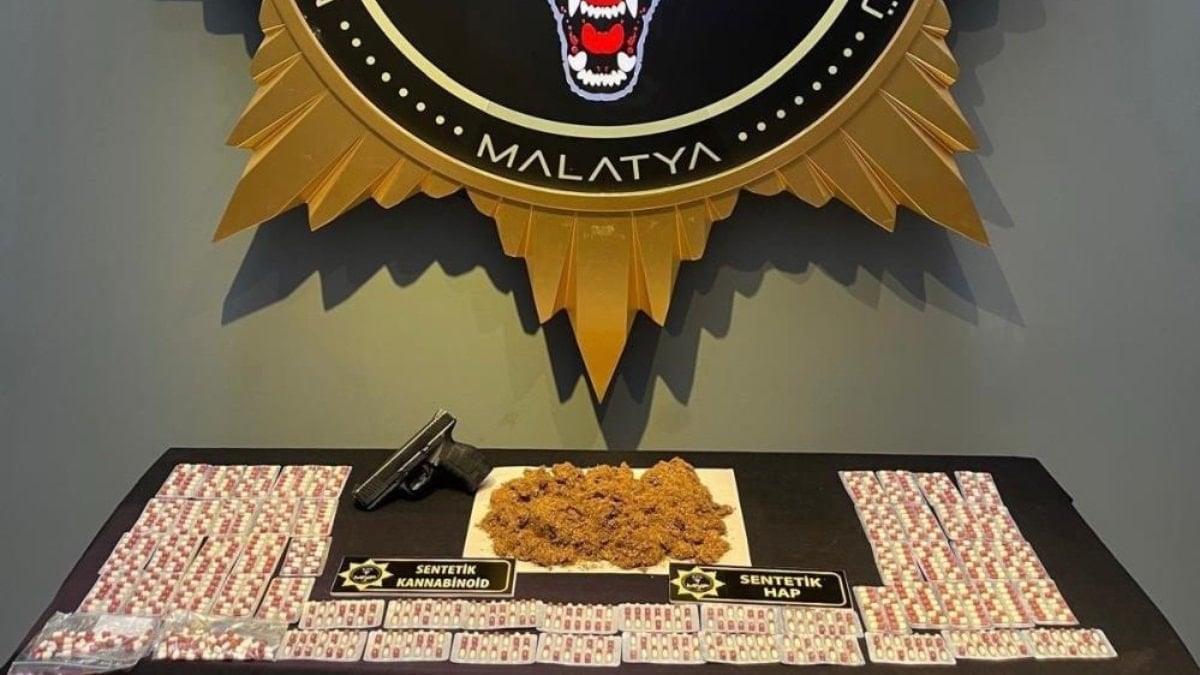 Malatya'da zehir tacirlerine operasyon: 5 gözaltı