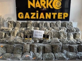 Gaziantep’te tır dorsesinde 34 kilo uyuşturucu ele geçirildi