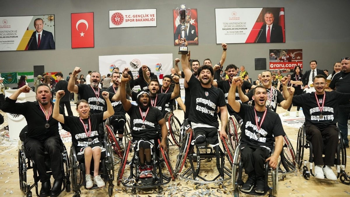 Beşiktaş Tekerlekli Sandalye Basketbol Takımı, Avrupa'da şampiyon oldu