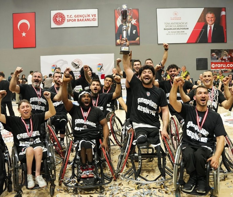 Beşiktaş Tekerlekli Sandalye Basketbol Takımı, Avrupa'da şampiyon oldu