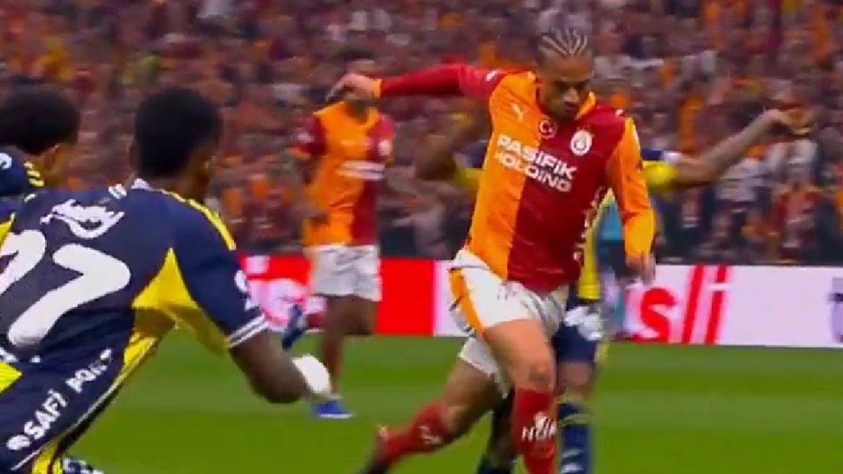 Galatasaray'dan Fenerbahçe derbisinde penaltı itirazı!