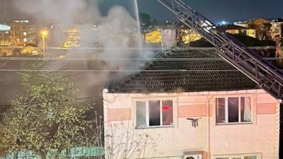 Tekirdağ'da gece yarısı korkutan yangın