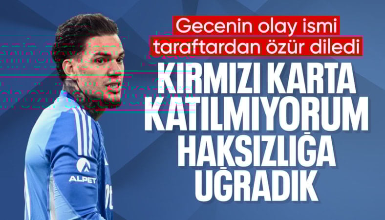 Ederson'dan derbinin ardından 'özür' açıklaması