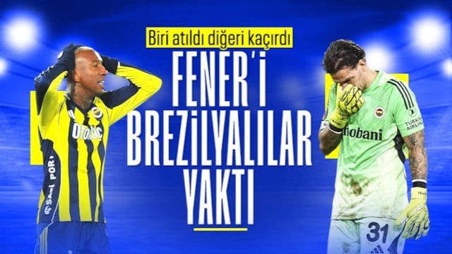Fenerbahçe'nin Brezilyalı yıldızları derbide hayal kırıklığını uğrattı!