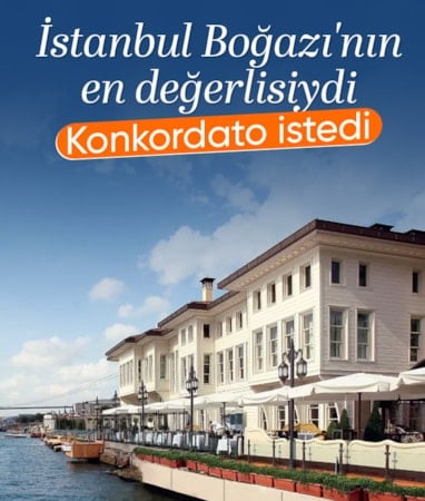 İstanbul Boğazı'nın en lüks oteli yeniden konkordato talebinde bulundu