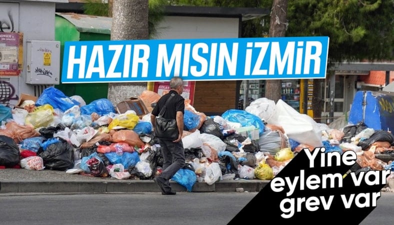 Konak Belediyesi çalışanları bir kez daha iş bıraktı