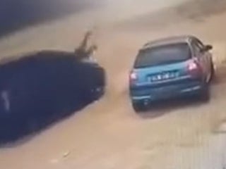 Giresun'da bir şahıs husumetlisini arabayla çarpıp yaraladı