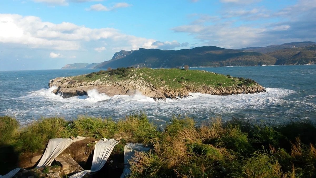 Amasra’da ilginç benzerlik: Dağ silüeti Atatürk portresini andırıyor