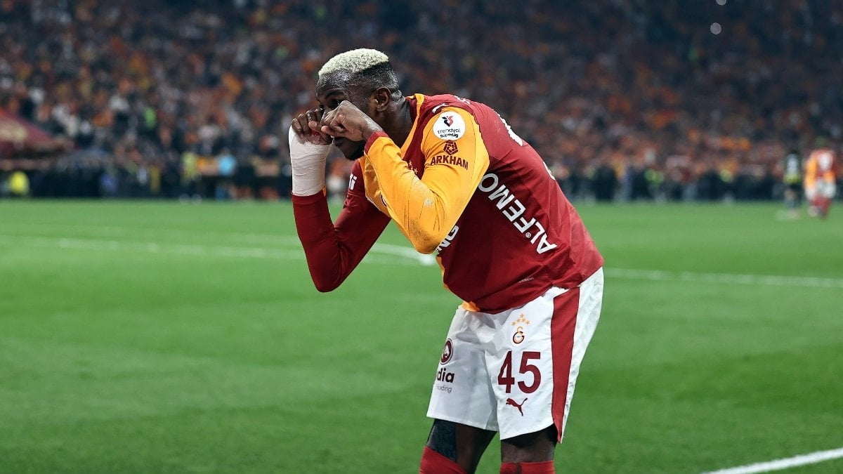 Galatasaray'dan Fenerbahçe'ye Victor Osimhen göndermesi