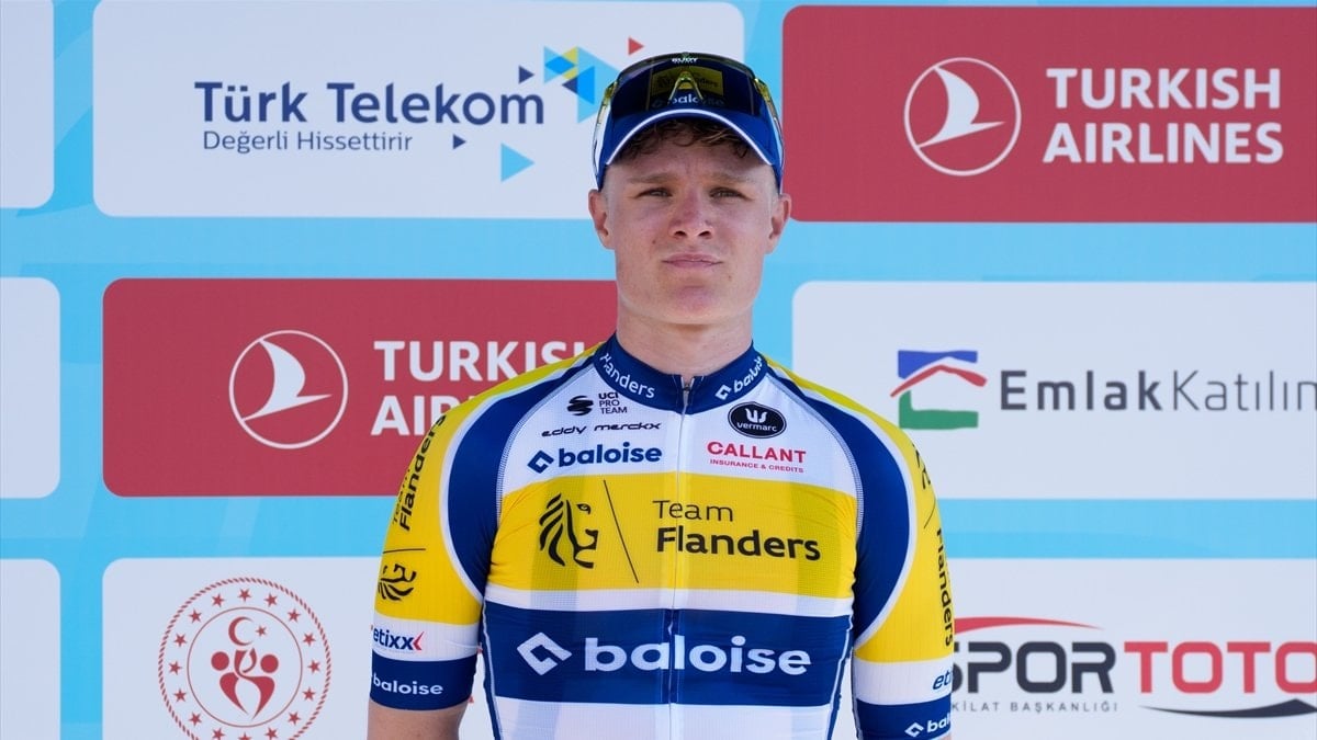 61. Cumhurbaşkanlığı Türkiye Bisiklet Turu'nda ikinci etabın galibi Tom Crabbe