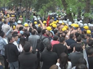 Ankara'da madenci eylemi: Alacaklar hesaplara yattı TİP eylemi bırakmadı