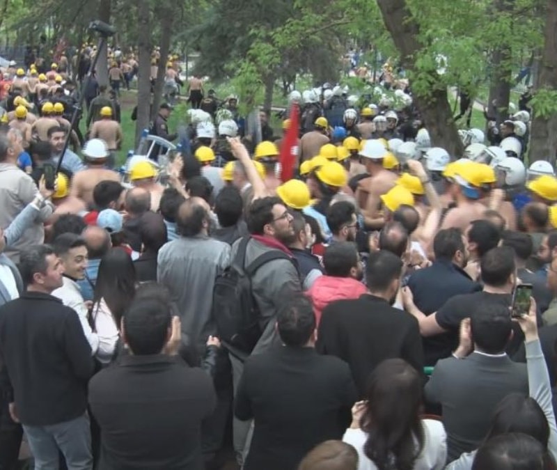 Ankara'da madenci eylemi: Alacaklar hesaplara yattı TİP eylemi bırakmadı