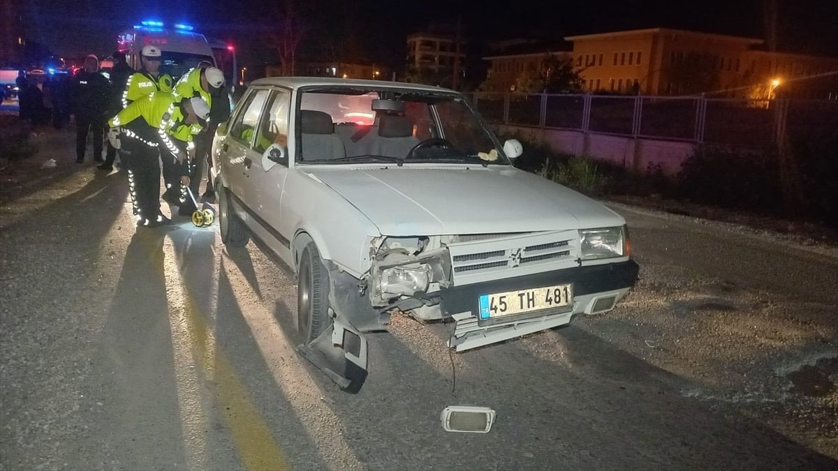 Manisa'da otomobilin çarptığı yaya öldü
