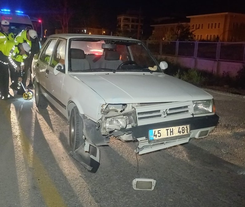 Manisa'da otomobilin çarptığı yaya öldü