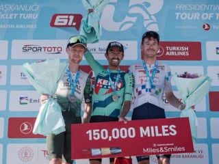 61. Cumhurbaşkanlığı Türkiye Bisiklet Turu'nda üçüncü etabın galibi Ivan Ramiro Sosa