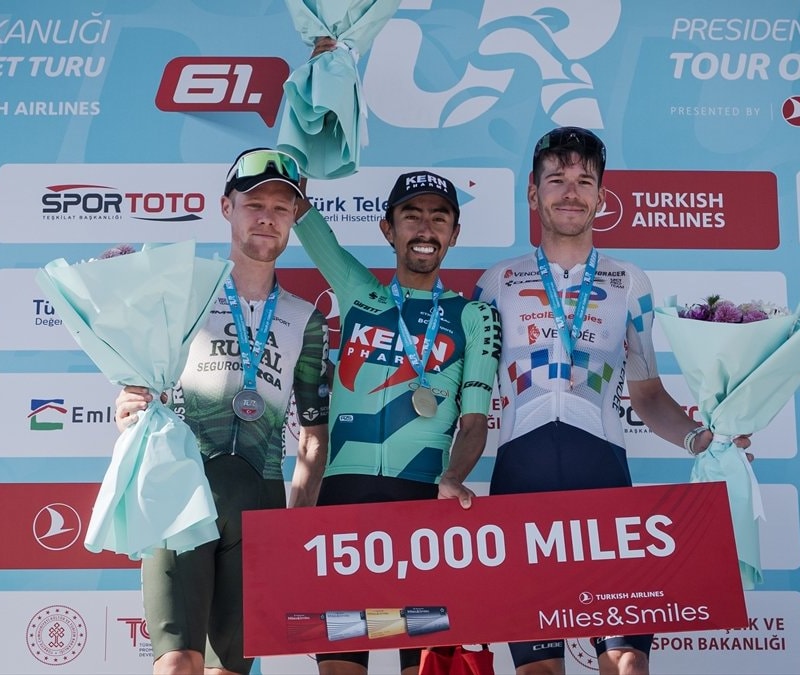61. Cumhurbaşkanlığı Türkiye Bisiklet Turu'nda üçüncü etabın galibi Ivan Ramiro Sosa