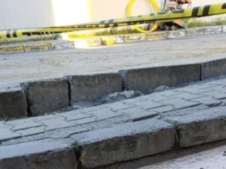 İstanbul Eyüpsultan'da kazı çalışmasında havan topu mermisi bulundu