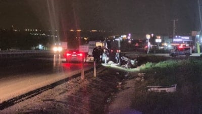 Ankara'da feci kaza: Takla atan araçta 1 kişi öldü
