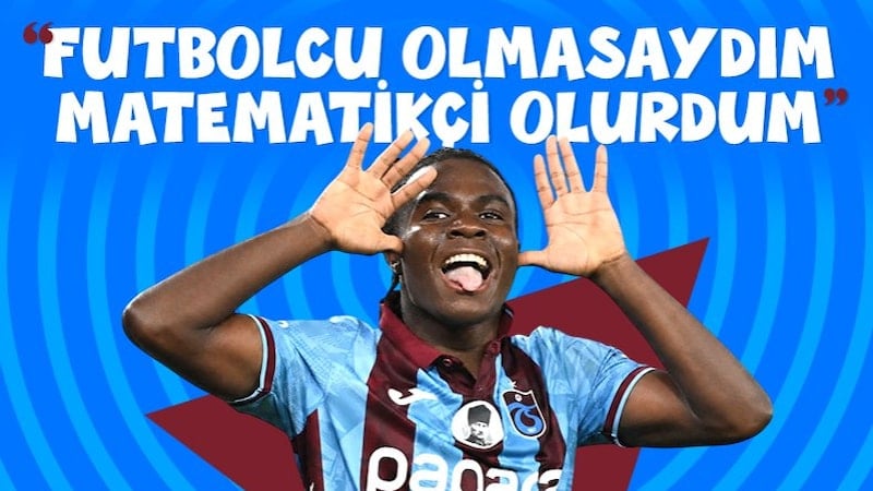 Trabzonsporlu Oulai'nin futbolcu olmasaydı seçeceği mesleği açıkladı