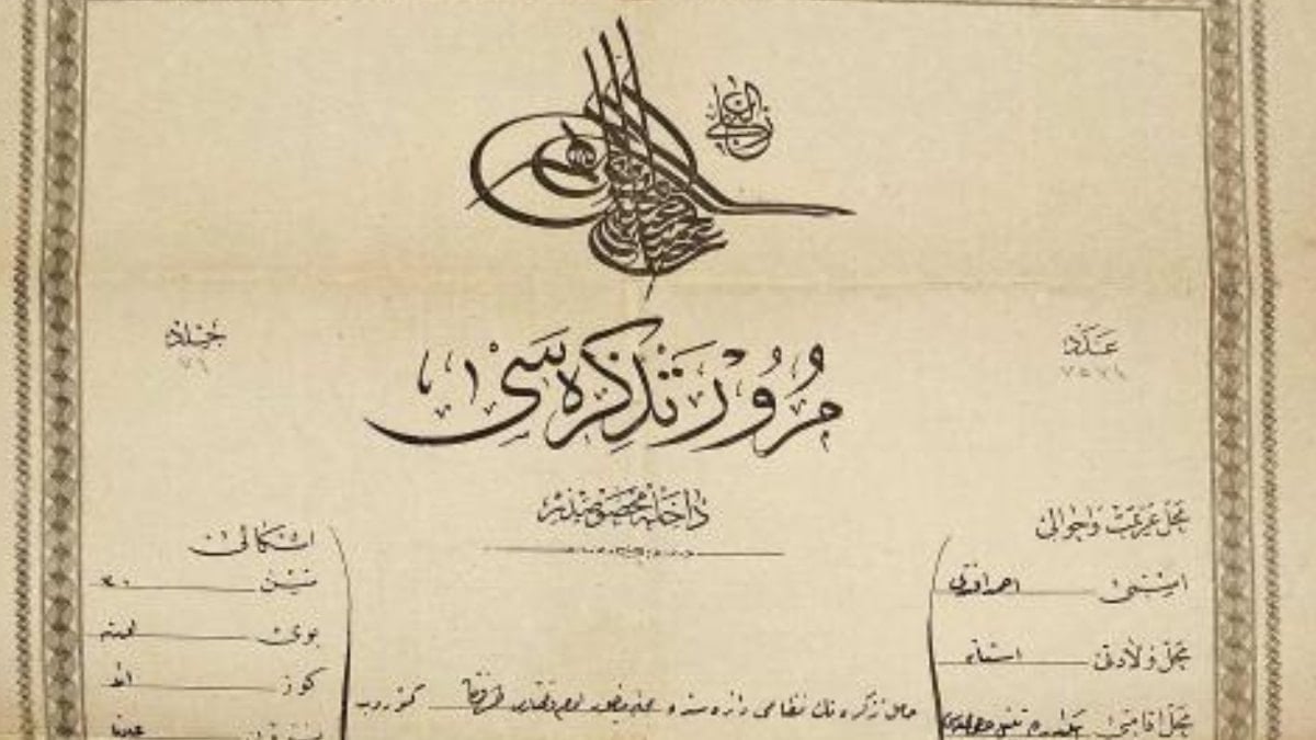 Osmanlı'da İstanbul'a giriş pasaportu: Mürur tezkiresi