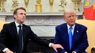 Macron'dan Trump'a Fransızca göndermesi: Çok şık olurdu