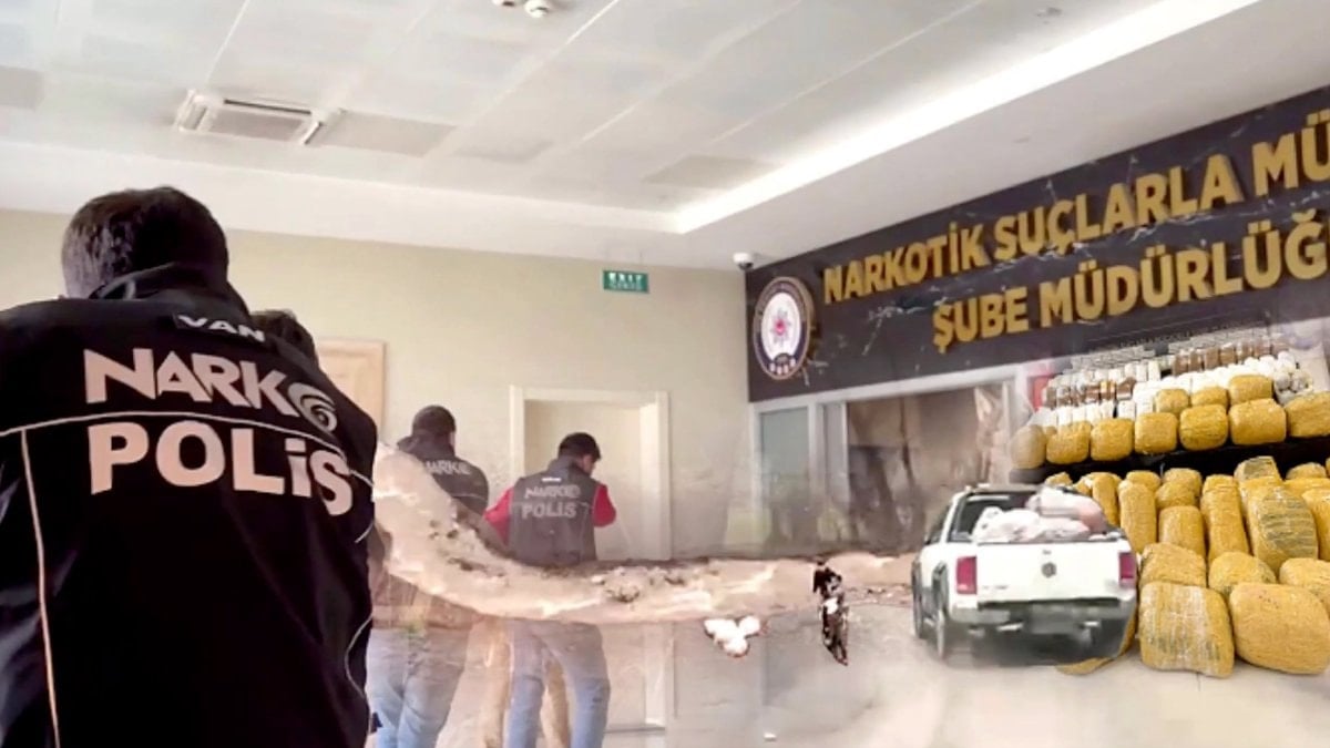 Van'da narkotik operasyonu: 240 kilogram uyuşturucu ele geçirildi