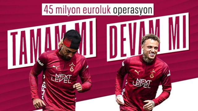 Galatasaray'da 2 isim yolcu: Opsiyonları kullanılmayacak!