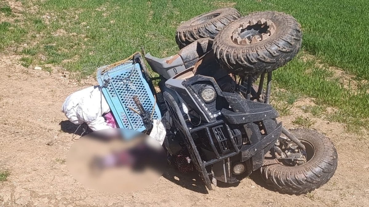 Kütahya'da devrilen ATV’in altında kalan kadın hayatını kaybetti