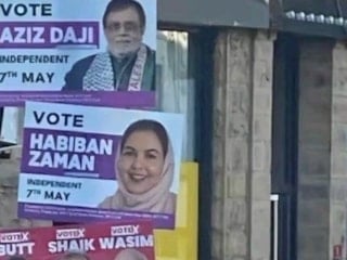 Londra'da gündem yerel seçim: Sokaklara asılan afişler tartışma yarattı