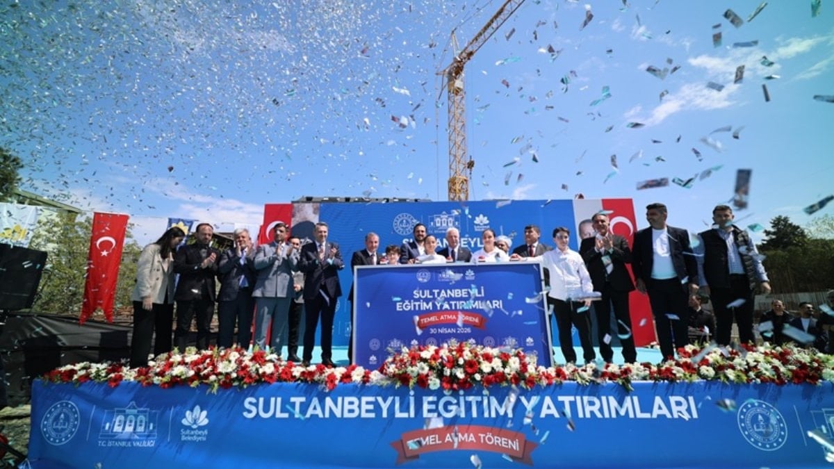 Sultanbeyli'de dev eğitim yatırımı: 3 okulun temeli atıldı
