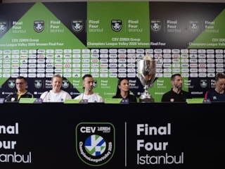 CEV Şampiyonlar Ligi Dörtlü Finali öncesi basın toplantısı düzenlendi