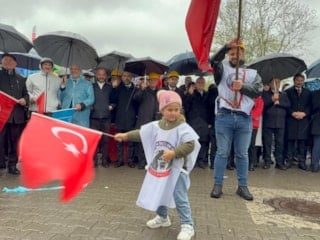 Çocuklar, Zonguldak’taki 1 Mayıs yürüyüşünün simgesi oldu