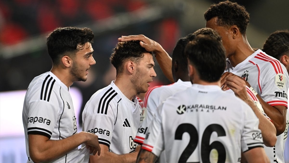 Beşiktaş, deplasmanda Gaziantep FK'yı mağlup etti