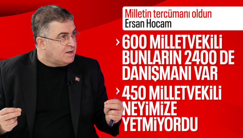 Ersan Şen'den TBMM'de tasarruf vurgusu: Milletvekili sayısı 450'ye çekilmeli