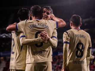 Barcelona, Osasuna'yı iki golle geçti