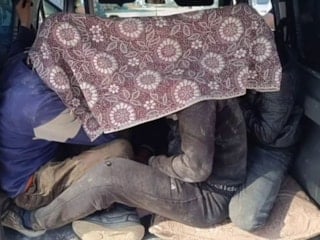 Hatay'da kaçak göçmenlere örtülü kamuflaj