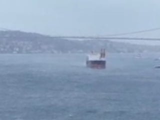 İstanbul Boğazı’nda gemi arızası