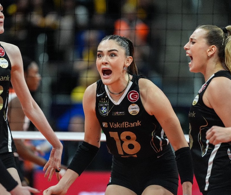 CEV finalinde şampiyon VakıfBank Kadın Voleybol Takımı