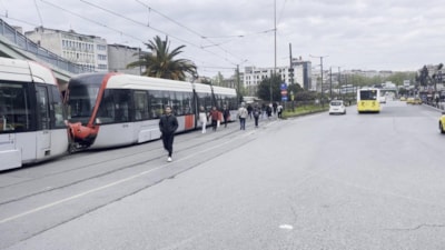 Kabataş-Bağcılar tramvay hattında arıza