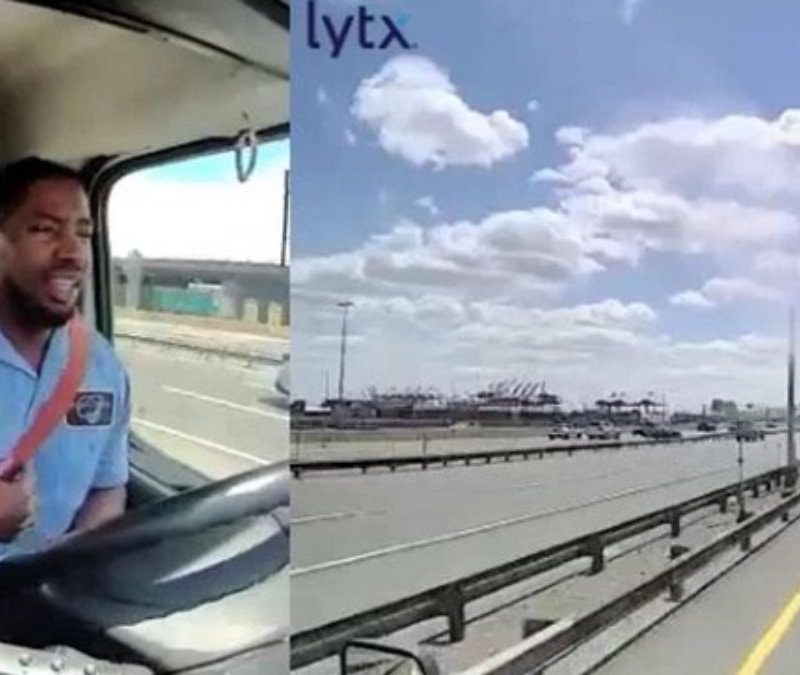 New Jersey'de inişe geçen uçak, havalimanı yakınında kamyona çarptı