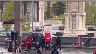 İstanbul'da akaryakıt istasyonunda kavga