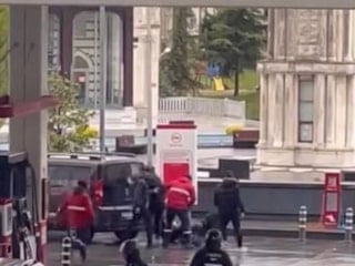 İstanbul'da akaryakıt istasyonunda kavga