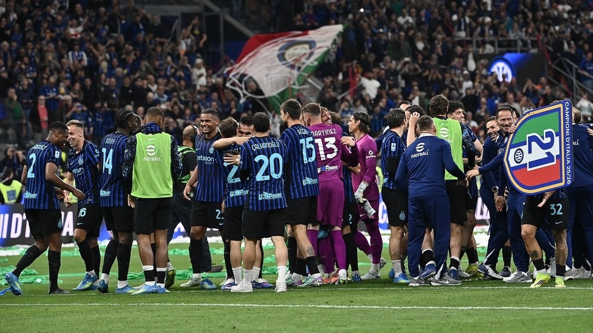 Avrupa'nın 5 büyük liginde şampiyonluğunu ilan eden ikinci ekip Inter oldu
