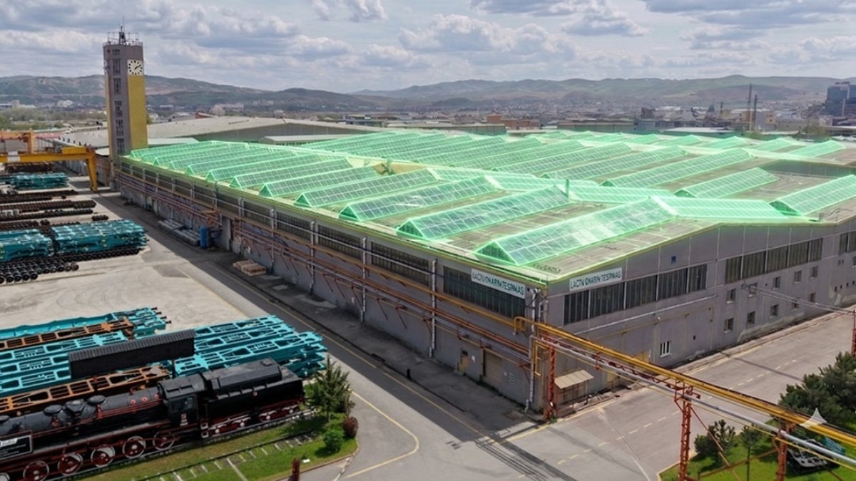 Stratejik yük vagonları güneş enerjisiyle üretilecek