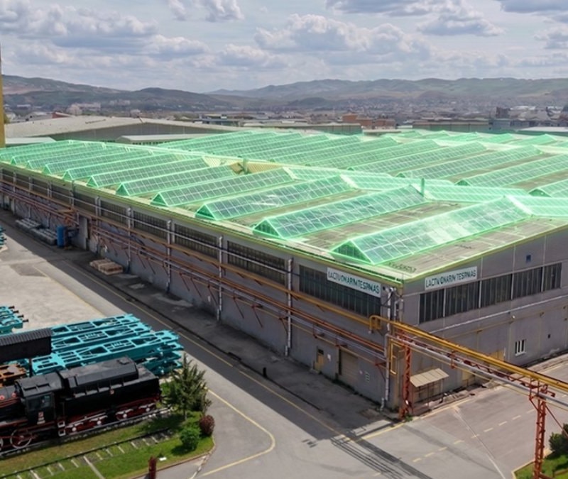 Stratejik yük vagonları güneş enerjisiyle üretilecek