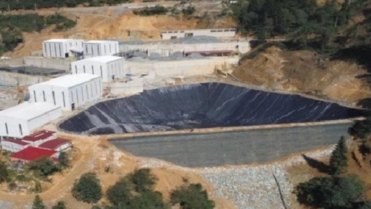 Giresun'da atık suyu dereye boşaltan maden şirketine 2 milyon 517 bin lira ceza