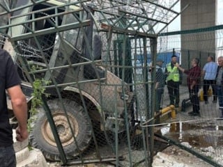 Hamzabeyli Sınır Kapısı'nda askeri araç kazası: 2 personel yaralandı