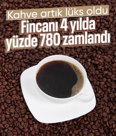 Kahve tiryakilerini üzen haber: Fiyatlar son yıllarda devasa zam yedi