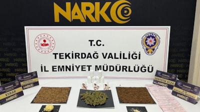 Tekirdağ'da uyuşturucu operasyonu
