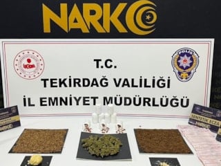 Tekirdağ'da uyuşturucu operasyonu